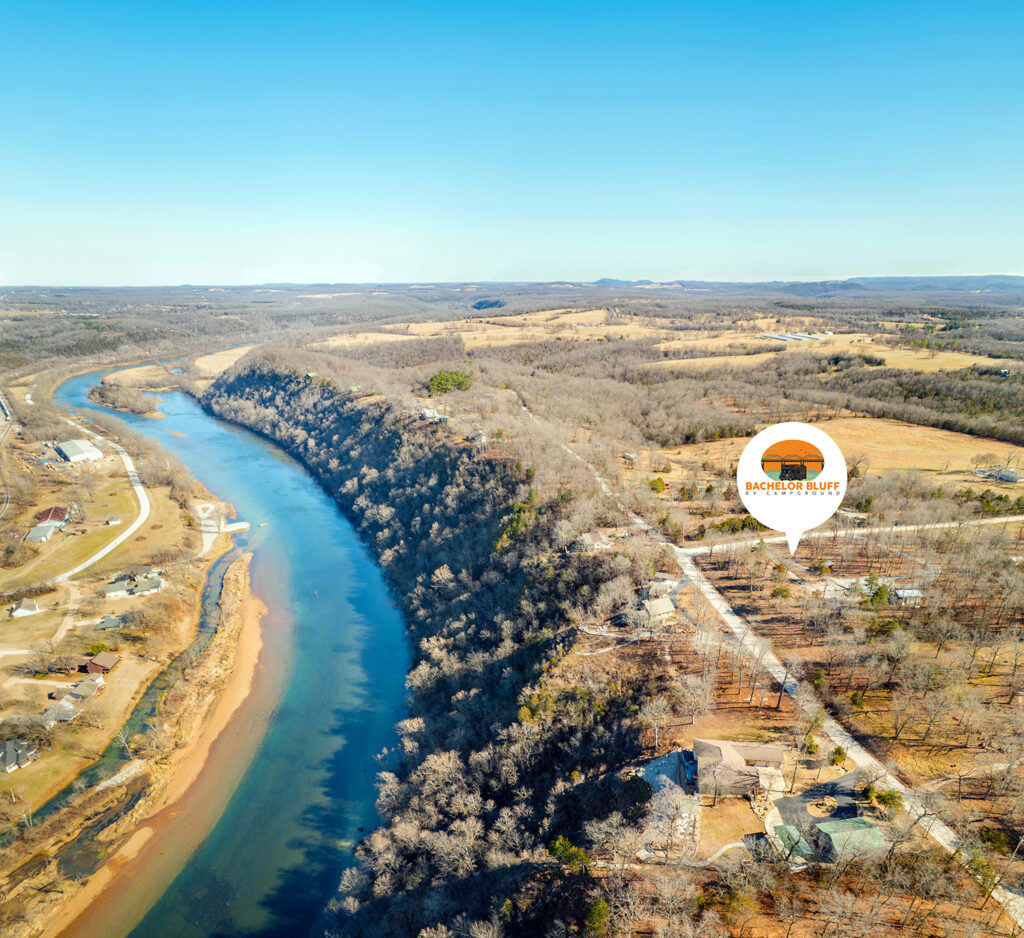 overlooking Bachelor Bluff RV and Cabin